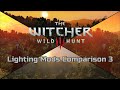 The Witcher 3: Wild Hunt | Lighting Mods Comparison | Vanilla Graphics vs 9 Lighting Mods part 3