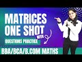 Matrices one shot|BBA|BCA|B.COM|Dream Maths