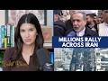 MILLIONS Rally in Iran + Trump Threatens SECOND Aircraft Carrier as Netanyahu Makes SIXTH U.S. Visit