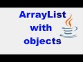 Arraylist with objects in Java