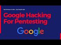 Google Dorks For Penetration Testing