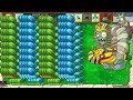 Plants vs Zombies Hack - Gatling Pea vs Winter Melon vs Dr. Zomboss