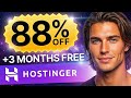 Hostinger Coupon Code 2026 ✅ Get 88% OFF Discount \u0026 FREE Months