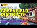 GREENFIELD DISTRICT Food Park Walk 🇵🇭 Hidden Oasis In Mandaluyong City|4K Afternoon Street Walk Tour