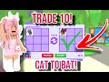 Trading From A CAT To A BAT Dragon In Just 10 TRADES In Adopt Me!