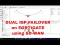Configuring ISP failover using SD WAN