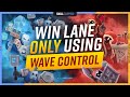 How to WIN LANE using ONLY Wave Control - League of Legends