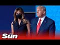 Melania refuses to hold Trump's hand after final debate against Joe Biden