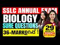 SSLC Public Exam | Biology | Sure Questions | Exam Winner