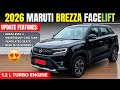 BREZZA 2026 FACELIFT 😍|| New Design, Features, Mileage \u0026 Price || MARUTI SUZUKI BREZZA FACELIFT 2026