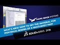 SOLIDWORKS: How to Set the Material for Individual Bodies of a Multi Body Part
