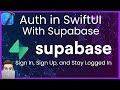 SwiftUI Supabase Auth: Sign Up, Login, Session in Xcode