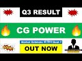 CG Power Q3 Results 2026 | CG Power Results Today | CG Power Share Latest News 