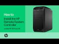 How to install the HP Remote System Controller on the HP Z8 Fury G5 | HP Support