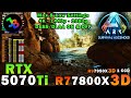 ARK: Survival Ascended | RTX 5070 Ti | Sim. R7 7800X3D | 4K - 1440p - 1080p | Epic \u0026 Low Settings