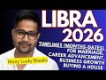 LIBRA — Your Life Transforms in 2026! Marriage Window • Promotion Months • House Buying Timelines