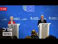 LIVE: EU's Costa and von der Leyen Hold Press Conference in Bilzen | AC1N