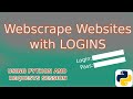 Web Scrape Websites with a LOGIN - Python Basic Auth