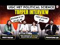 UGC NET Political Science Topper Interview🔥 |JRF Political Science Topper's Talk With Mona \u0026 Prakhar