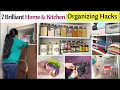 7 BRILLIANT Home And Kitchen Organization Ideas | Space Saving Ideas | Smart Organizing Hacks