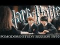 Hogwarts Library 📚 POMODORO Study Session 50/10 - Harry Potter Ambience 📚 Focus, Relax \u0026 Study