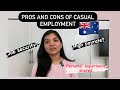 Merits and demerits of casual employment in Australia |Personal experience shared | Aarzoo Gaur