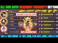 Free Fire Max Auto Headshot Trick 2026 Sensitivity Setting | 2gb, 4gb, 6gb Ram Headshot Sensitivity