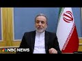 Iran’s foreign minister says supreme leader is still alive 'as far as I know’