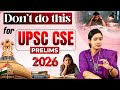 UPSC Prelims 2026: Avoid These Costly Mistakes | Dr. Tanu Jain Ma’am | Tathastu ICS