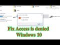 Access is denied in windows 10 fix Local drive is not accessible