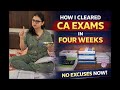 Enough Time-Pass! Accept this “4 Week” Tried and Tested Study Challenge to Clear May-26 CA exams