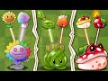 Hypno-flower, MKEE and Toadgranate. Hybrids in PvZ 2, just like PvZ Fusion