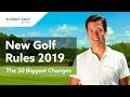 NEW GOLF RULES 2019 | The 20 Most Important CHANGES