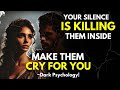 Your Silence is Killing Them Inside...? Here is Why! ~Dark Stoic Psychology – Stoicism