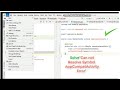 Cannot resolve symbol 'AppCompatActivity' in android studio