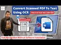 How to Convert Scanned PDF to Editable Text Without Using Any Software
