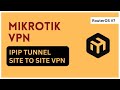 How to Setting Up IPIP tunnel in mikrotik router (Site-to-Site)