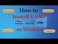 How to Install Apache PHP MySQL phpMyAdmin on Windows 10 | Windows Server (2012-2016-2019)