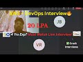 Live AWS + DevOps Interview 2025 | Real Question \u0026 Answer for 4 Years Experience #awsdevops