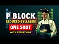 P Block in One Shot for JEE Mains 2024 | All Exceptions !