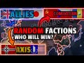 What If Everyone Joined Random Factions In HOI4? | AI Only Timelapse