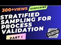 Stratified Sampling for Pharmaceutical Process Validation Part I