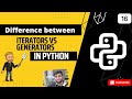 Python Iterators VS Generators | Python Advance series | Iterators VS Generators #trending1 @YouTube