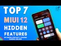 MIUI 12 HIDDEN FEATURES | TOP 7 TIPS \u0026 TRICKS 🔥🔥