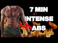Intense Ab Workout | 7 Minutes (FOLLOW ALONG!)