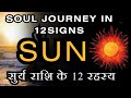 Sun \u0026 Your Journey in 12 Signs/Decoding Sun Sign/सुर्य के 12 राशियों में फल#astrology#Sun