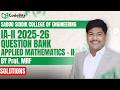 IA- II Applied Mathematics - II MHSSCOE Solutions 2025-26 | Mumbai University | MRF SIR