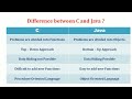 Difference between C and Java | C vs java | Programming Vijay