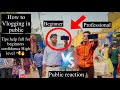Sarojini nagar market | how to Vlogging in public🔥beginner VS professional full confidence High❤️🔥