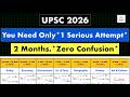 UPSC Prelims 2026: Last 60 Days Strategy Most Aspirants Gets Wrong #upscprelims  #upsc #prelims2026